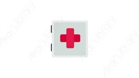 AE模板-MG扁平元素图标Health_Care急救箱药盒