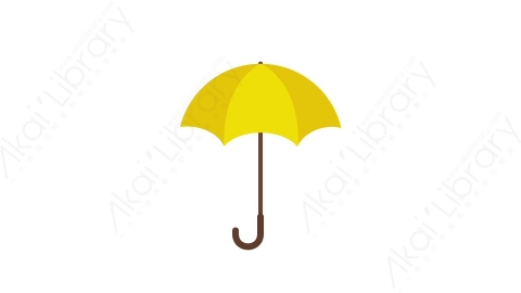 AE模板-MG扁平元素图标Umbrella雨伞