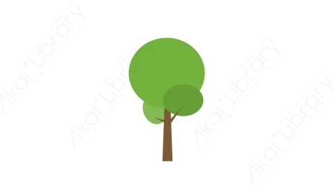 AE模板-MG扁平城市元素图标Tree_3树木