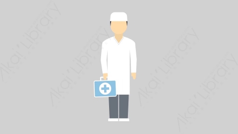AE模板-MG扁平医院人物角色Doctor_02