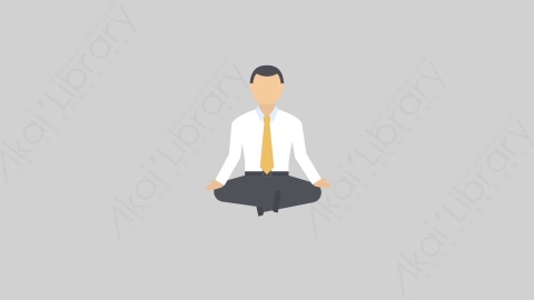 AE模板-MG扁平办公商务人物角色Character_Yoga