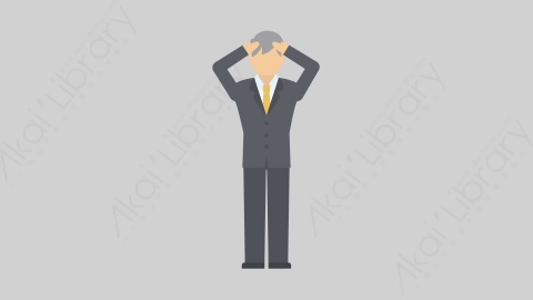 AE模板-MG扁平办公商务人物角色Stress_Character