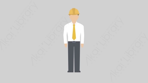 AE模板-MG扁平仓库管理人物角色Team_Member_01
