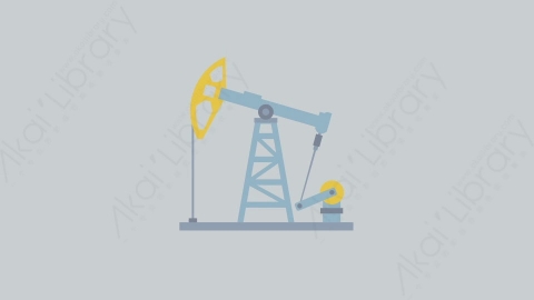 AE模板-MG扁平工业元素图标Oil_Derrick石油开采机