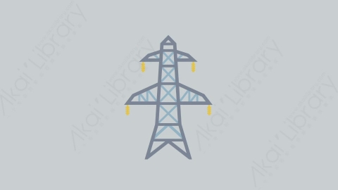 AE模板-MG扁平工业元素图标Transmission_Tower输电塔