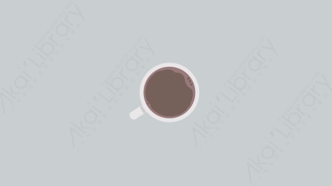 AE模板-MG扁平教育元素图标Cup_Coffee咖啡杯水杯