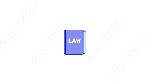 AE模板-MG扁平安全元素图标Law_Book法律书本