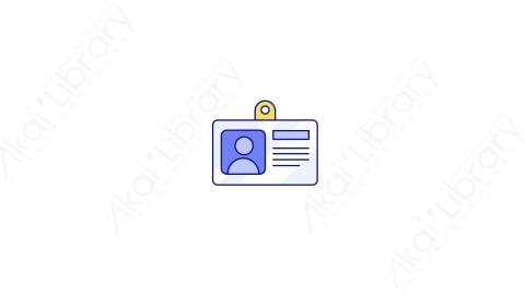 AE模板-MG扁平安全元素图标Personal工牌