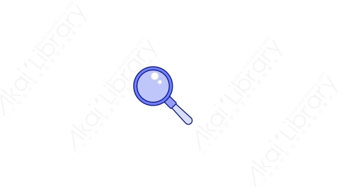 AE模板-MG扁平安全元素图标Search放大镜