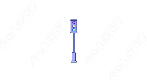 AE模板-MG扁平城市元素图标Traffic_Light红绿灯