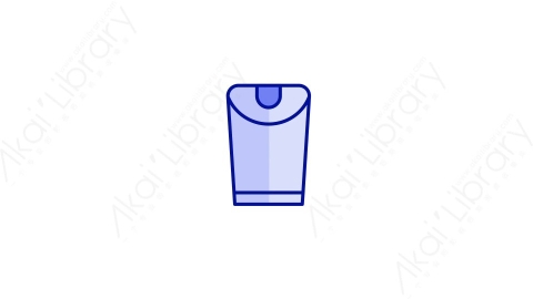 AE模板-MG扁平城市元素图标Trash垃圾桶