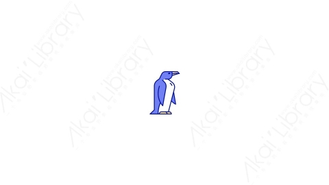 AE模板-MG扁平元素图标Penguin企鹅动物