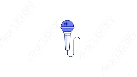 AE模板-MG扁平电子设备元素图标microphone麦克风