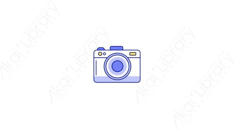 AE模板-MG扁平电子设备元素图标photo_camera相机