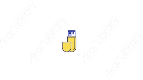 AE模板-MG扁平电子设备元素图标USB_flash_drive移动存储