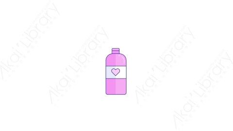 AE模板-MG扁平购物元素图标bottle_1瓶子