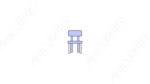 AE模板-MG扁平家具元素图标Chair_1椅子
