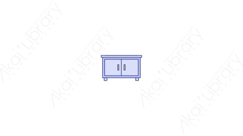 AE模板-MG扁平家具元素图标Chest_1橱柜