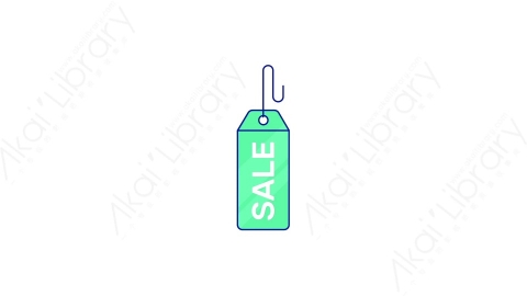 AE模板-MG扁平价格促销标签元素图标Hangtag_SALE