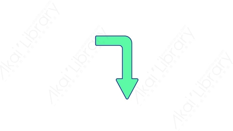 AE模板-MG扁平箭头指示元素图标arrow_3