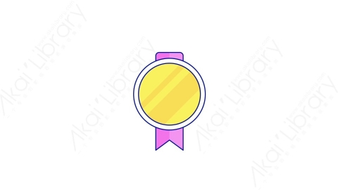AE模板-MG扁平奖章徽章元素图标Badge_2