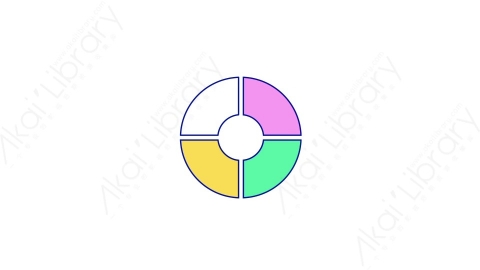 AE模板-MG扁平金融元素图标chart_2饼状图