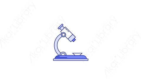 AE模板-MG扁平科学元素图标Microscope显微镜