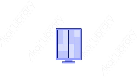 AE模板-MG扁平能源元素图标Solar_Panel太阳能板