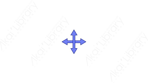 AE模板-MG扁平设计软件元素图标Move_tool移动工具