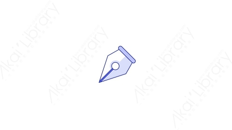 AE模板-MG扁平设计软件元素图标Pen_tool钢笔工具