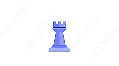 AE模板-MG扁平体育运动元素图标Chess象棋