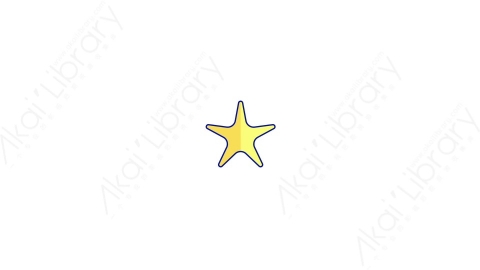 AE模板-MG扁平夏天元素图标Starfish海星