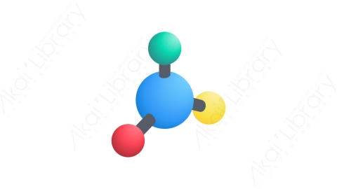 图片素材-002分子 moleculeMG等距立体卡通教育元素图标