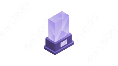 图片素材-015奖杯trophyMG等距立体卡通奖章徽章奖杯元素图标