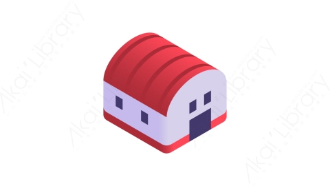 图片素材-025仓库 warehouseMG等距立体卡通快递货物配送交付元素图标