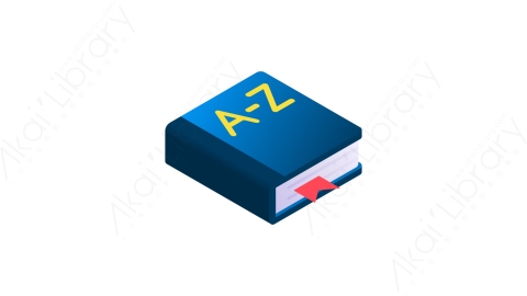 图片素材-027字典 dictionaryMG等距立体卡通教育元素图标
