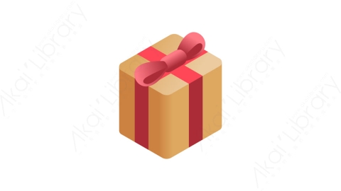 图片素材-043礼物 giftMG等距立体卡通快递货物配送交付元素图标