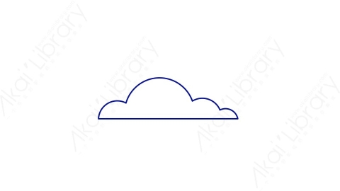 AE模板-MG扁平自然元素图标cloud_1云