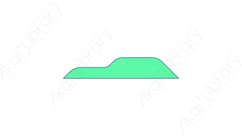 AE模板-MG扁平自然元素图标Hill_6山丘
