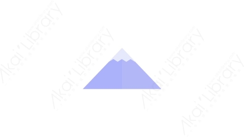 AE模板-MG扁平自然元素图标Mountain_4山峰