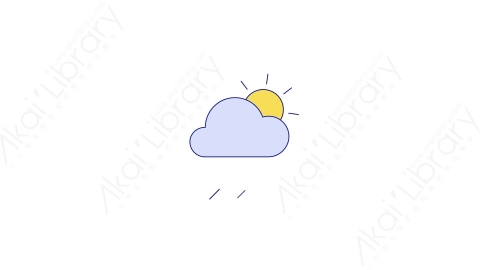 AE模板-MG扁平天气元素图标Weather_17