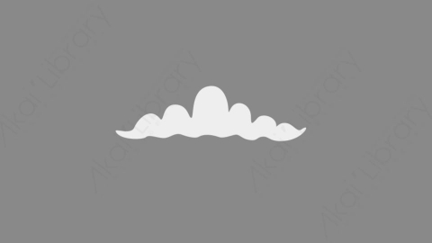 AE模板-MG扁平元素图标Cloud_1云朵