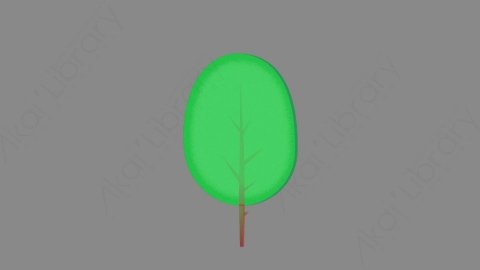 AE模板-MG扁平元素图标Tree_2树木