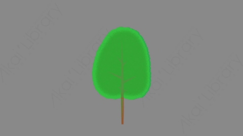 AE模板-MG扁平元素图标Tree_6树木