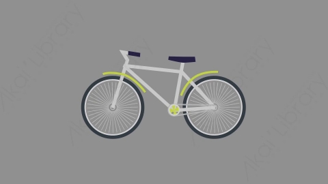 AE模板-MG扁平元素图标Bicycle自行车