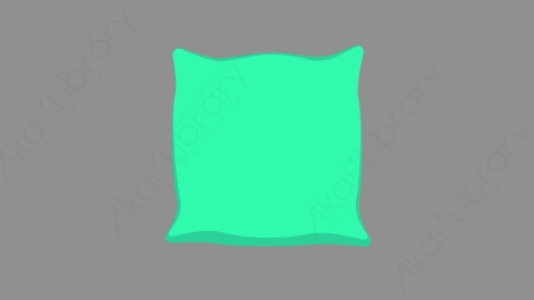AE模板-MG扁平元素图标Pillow靠背