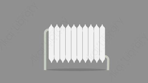 AE模板-MG扁平元素图标Radiator暖气片