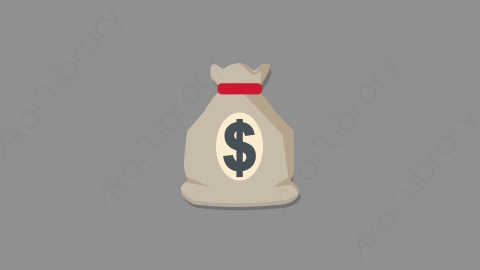AE模板-MG扁平元素图标Bag_of_Money钱袋