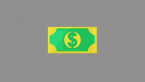 AE模板-MG扁平元素图标Banknote_Front_1纸币