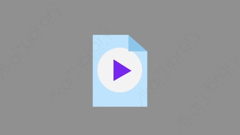 AE模板-MG扁平元素图标File视频文件